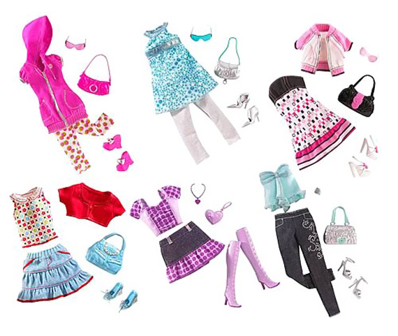 vestiti e accessori barbie