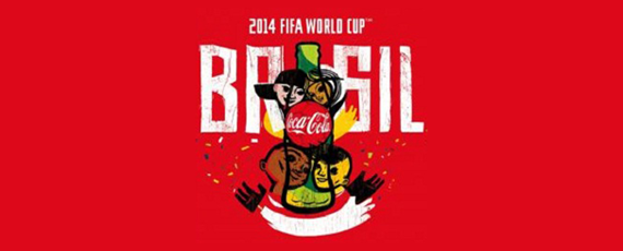 Logo Coca-Cola - mondiali Brasile