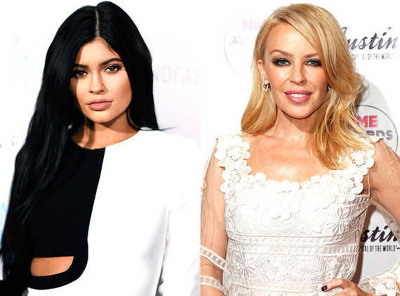 Kylie Jenner e Kylie Minogue Kylie Jenner e Kylie Minogue