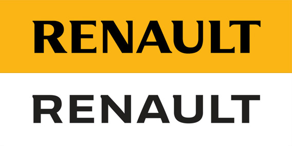 carattere tipografico di Renault.