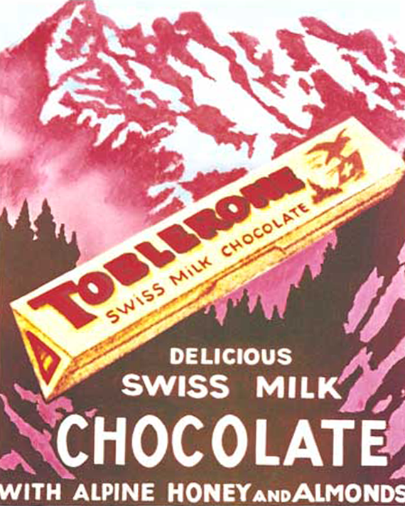 vecchia pubblicità Toblerone